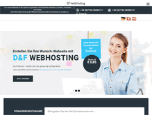 Tablet Screenshot of df-webhosting.de